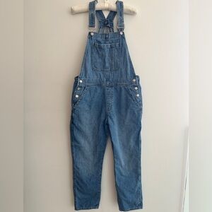 GAP Denim Straight Leg V-Slouchy Overall Medium Pasadena Casual Festival Weekend